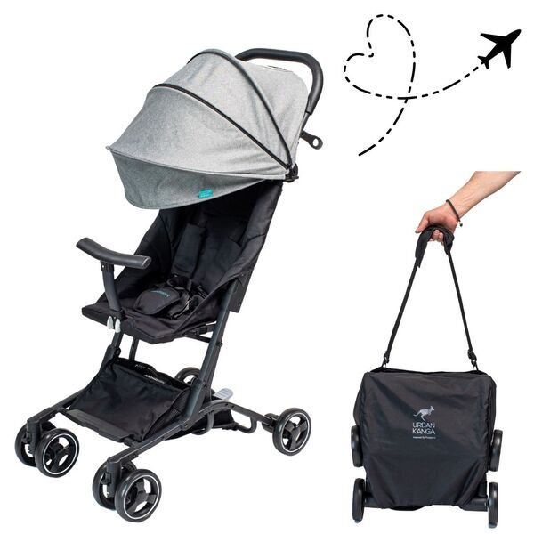 Urban Kanga Bandicoot Kinderwagen | grau | Oxford Gewebe 1