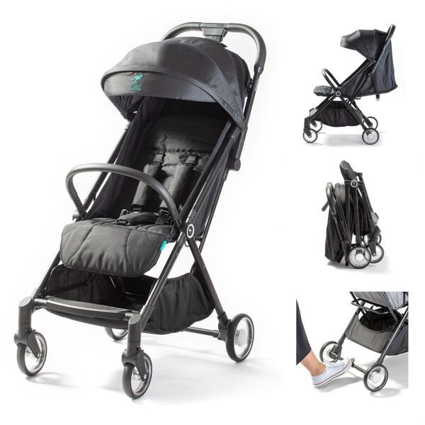 Urban Kanga Wallaby Reisebuggy | black | Oxford Gewebe 1
