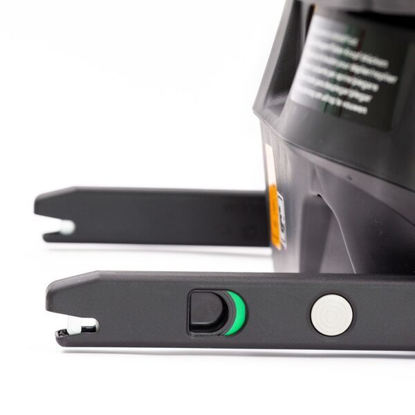 Urban Kanga Wallaroo Faltbarer Kindersitz | black | Gesteppter Premium-Stoff 4