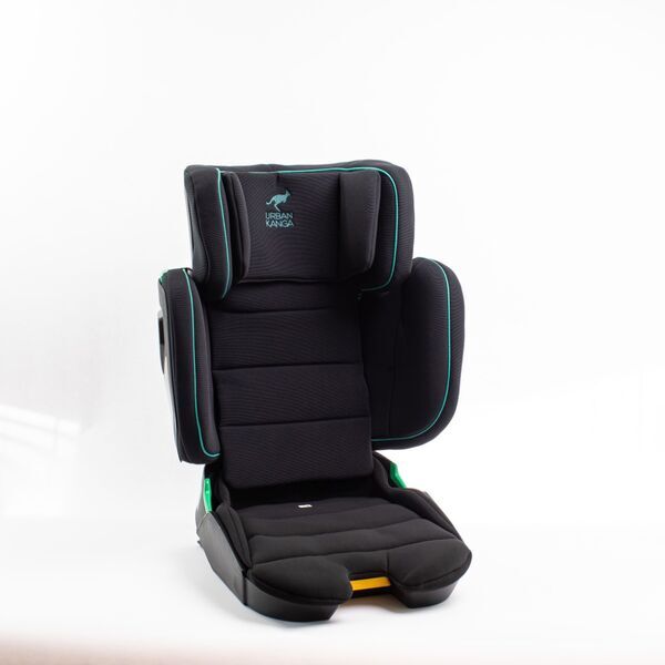 Urban Kanga Wallaroo Sulankstoma vaikų sėdynė | juoda | aukštos kokybės audinys su apvadu 1