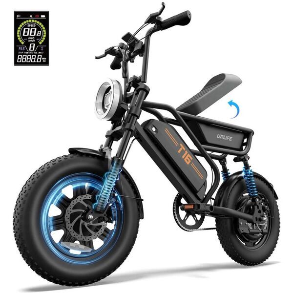 URLIFE T16 2026 | black | 16" | S | < 500 km, image 1 of 4