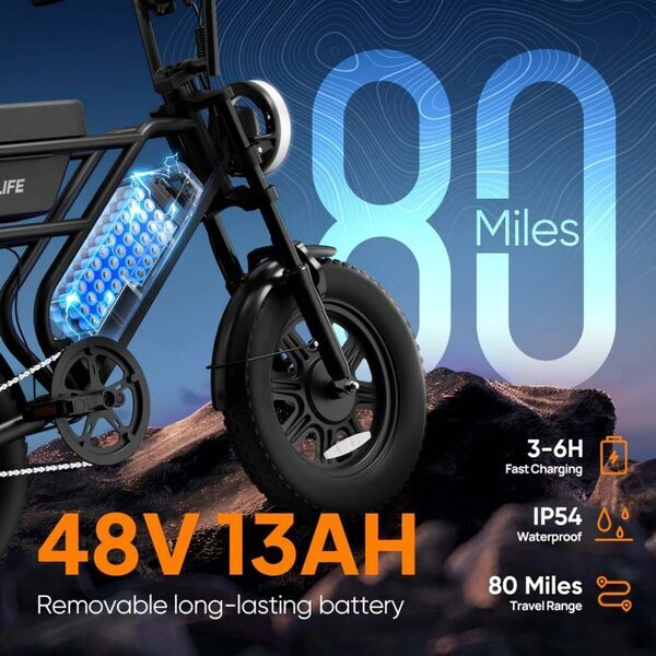 URLIFE T16 2026 | black | 16" | S | < 500 km, image 3 of 4