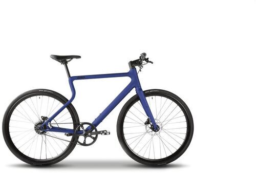 Väldigt bra: URWAHN Stadtfuchs Urban E-Bike (2023) | koboltblå | 28" | M | < 100 km | Singlespeed
