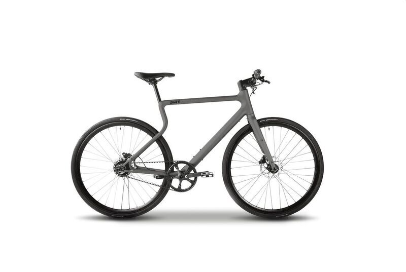 URWAHN Stadtfuchs Urban E-Bike (2023) | betongrau | 28" | M | < 100 km | Singlespeed 1