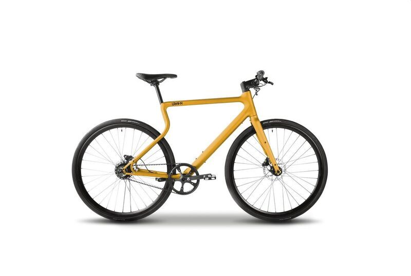 URWAHN Stadtfuchs Urban E-Bike (2023) | goldgelb | 28" | S | < 100 km | 11-Gang 1