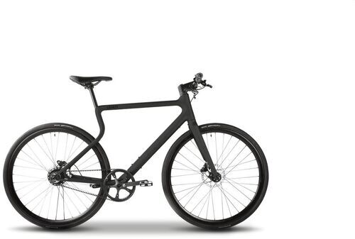 Väldigt bra: URWAHN Stadtfuchs Urban E-Bike (2023) | svart asfalt | 28" | L | < 100 km | 11-växlad