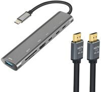 USB-C Hub (7-in-1) & HDMI Cable (1.5m)