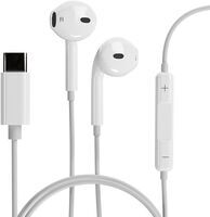 USB-C bedrade oortelefoon met microfoon en volumeregeling