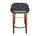 UTILITY Hocker Leder Schwarz | schwarz, thumbnail 3 of 4