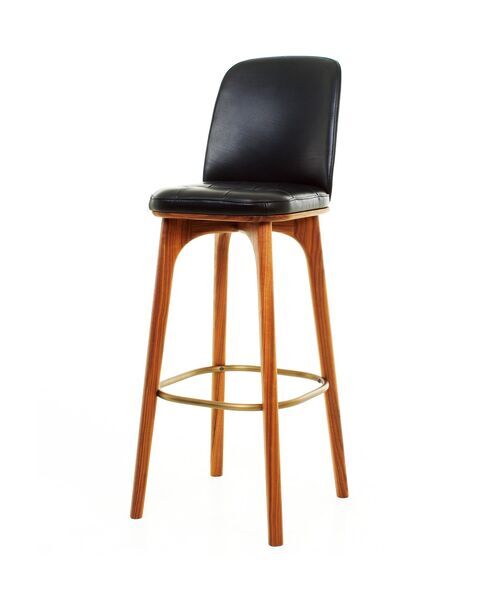 nytte SH760 barstol valnød | sort, image 1 of 5