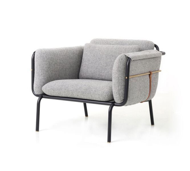 VALET armchair with armrests | grey, image 1 of 5