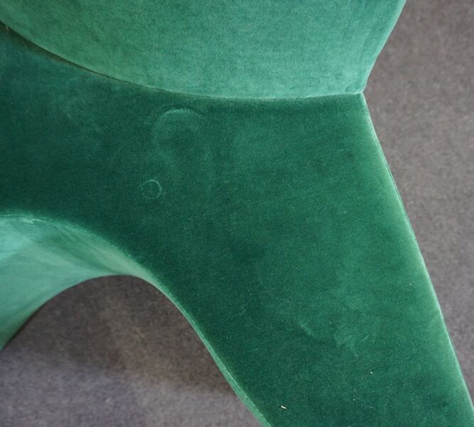 Verner Panton Cloverleaf sofa module left dark green | dark green, image 3 of 4
