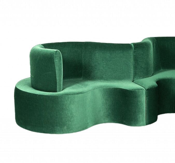 Verner Panton Cloverleaf soffmodul vänster