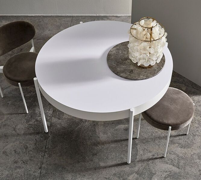 Verner Panton Series 430 stool velvet Taupe | Taupe, image 2 of 4