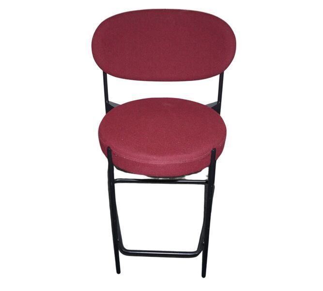 Verner Panton Series 430 Stuhl Samt Metall Rot | rot, image 4 of 4