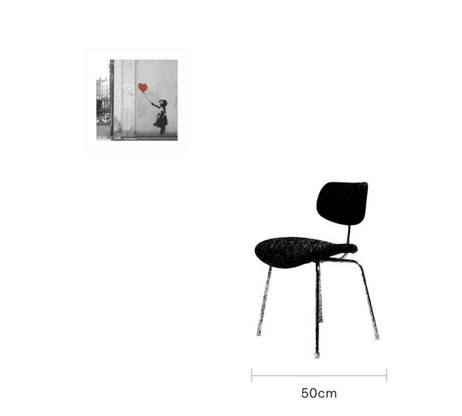 Vestry St - Banksy 40 x 40 cm | multicolored, image 4 of 4