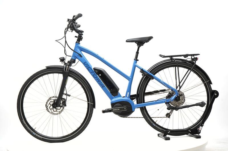 Victoria eTrekking 6.4 (2020) | Trapez | jeans blau matt/weiß | 26" | 48 cm | 500 - 1000 km 4