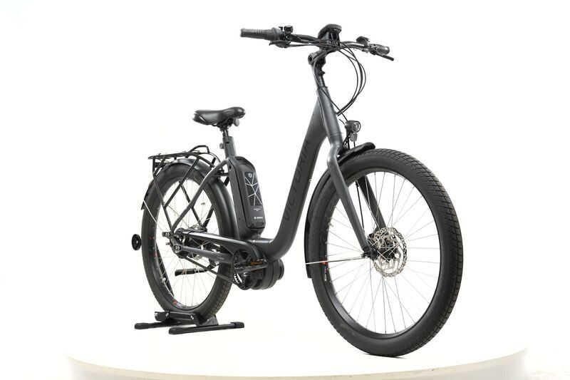 Victoria eUrban 11.9 (2020) | Tiefeinsteiger | wet asphalt matt/silber | 27.5" | 56 cm | 2000 - 3000 km 2