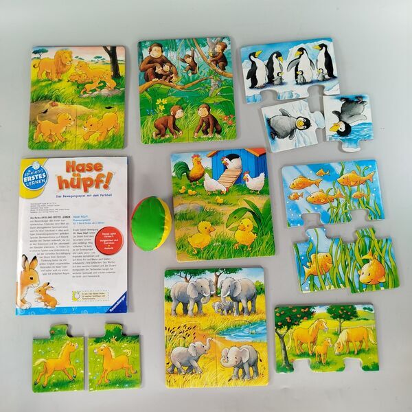 Vilac, Ravensburger MémoTager, Hase hüpf!, Tiere und ihre Kinder | mehrfarbig 4