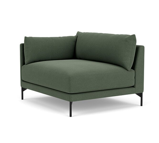 Vincent single-seater corner module left Cura Dark Green | green, image 1 of 4