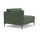 Vincent single-seater corner module left Cura Dark Green | green, thumbnail 2 of 4