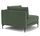 Vincent single-seater corner module Rechts Cura Dark Green | green, thumbnail 2 of 4