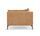 Vincent single-seater Modul Rechts velour matte beige | brown, thumbnail 2 of 4