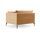Vincent single-seater Modul Rechts velour matte beige | brown, thumbnail 3 of 4