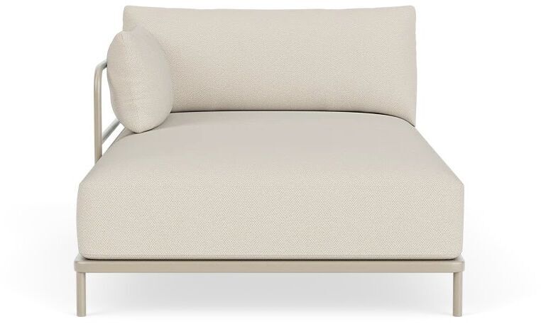 Vincent utomhus chaiselongue modul vänster Sandshell