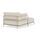 Vincent extérieur module chaise longue gauche Sandshell | marron, thumbnail 2 of 4