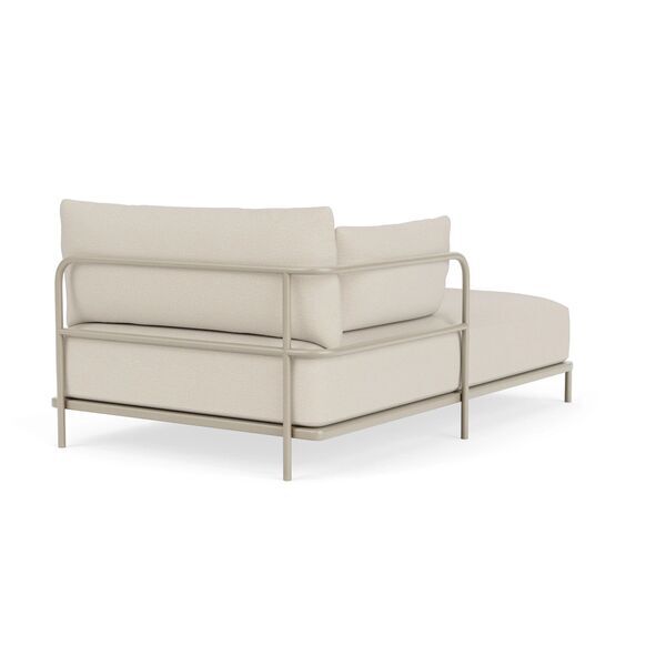 Vincent extérieur module chaise longue gauche Sandshell | marron, image 2 of 4