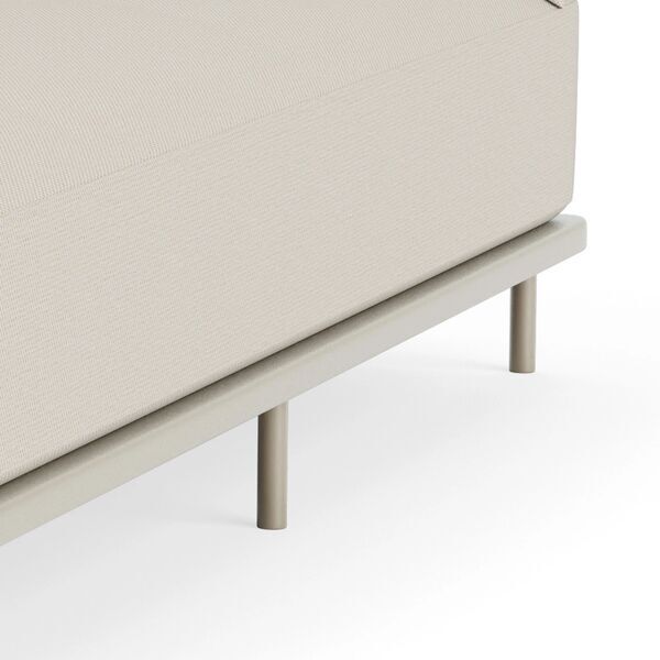 Vincent extérieur module chaise longue gauche Sandshell | marron, image 3 of 4