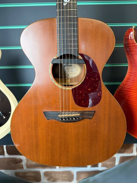 Vintage Gordon Giltrap VE3000MGG Natural Satin Electro Acoustic Guitar | Natural Satin, image 4 of 5