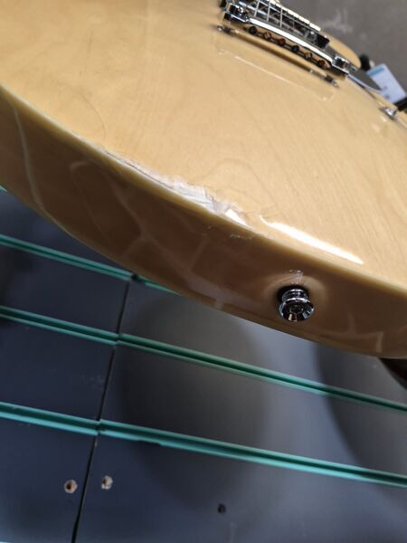 Vintage VSA500MP Gloss Natural 2020 Semi-Hollow Electric Guitar | Gloss Natural, image 5 of 5