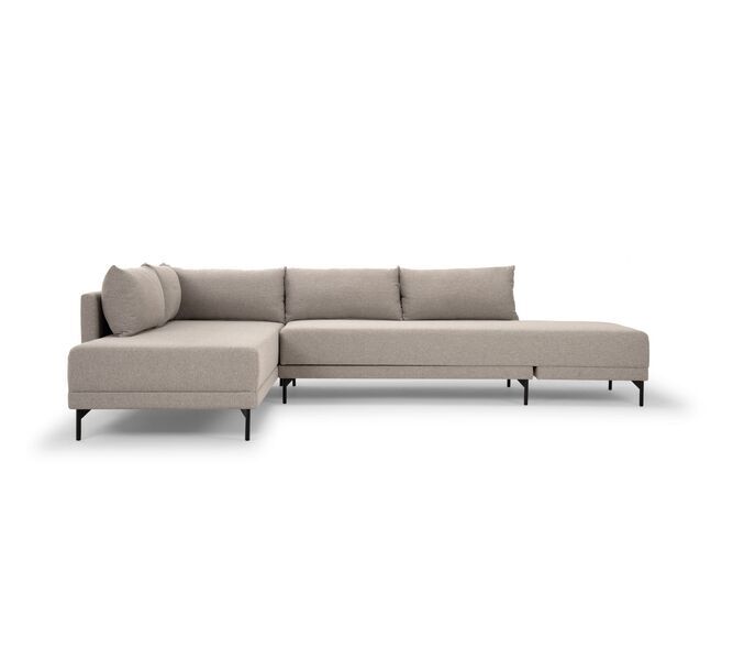 Vivica sofa bed left chaise longue Agnes Brown | brown, image 2 of 4