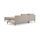 Vivica sofa bed left chaise longue Agnes Brown | brown, thumbnail 4 of 4