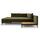 Vivica divano letto chaise longue sinistra Moss Olive | olivengrün, thumbnail 3 of 4