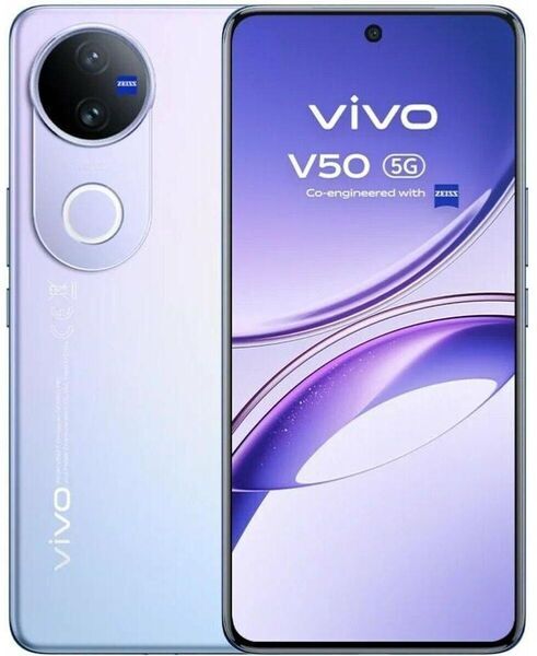 Vivo V50 5G | 12 GB | 512 GB | Mist Purple, image 1 of 1