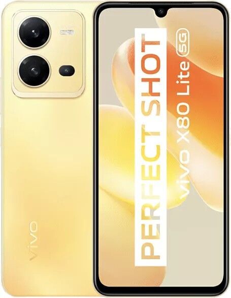 Vivo X80 Lite | 8 GB | 256 GB | Sunrise Gold 1