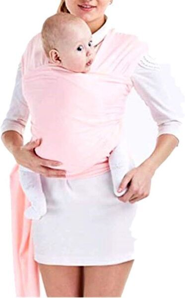 Voarge Elastisches Babytragetuch | pink 1