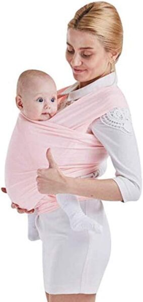 Voarge Elastisches Babytragetuch | pink 3