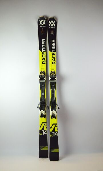 Völkl Racetiger SC (2019) | schwarz/gelb | 150 cm | 14 m | Marker 1