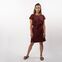 Vresh - Vernanda Jersey Kleid aus Biobaumwoll-Mix bordeaux | Größe XS thumbnail 2/5