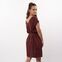 Vresh - Vernanda Jersey Kleid aus Biobaumwoll-Mix bordeaux | Größe XS thumbnail 3/5
