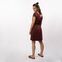 Vresh - Vernanda Jersey Kleid aus Biobaumwoll-Mix bordeaux | Größe XS thumbnail 4/5