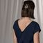 Vresh - Vernanda - Jersey Kleid aus Biobaumwoll-Mix - Navy thumbnail 4/5