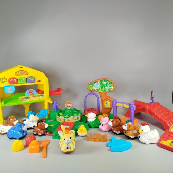 VTech Bauernhof-Spielset – Elektronische Farm mit Tierfiguren | mehrfarbig 1