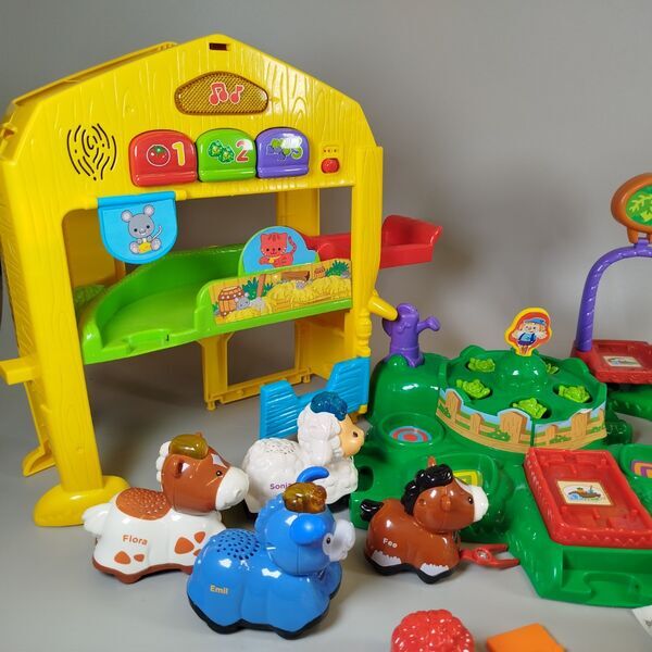 VTech Bauernhof-Spielset – Elektronische Farm mit Tierfiguren | mehrfarbig 2