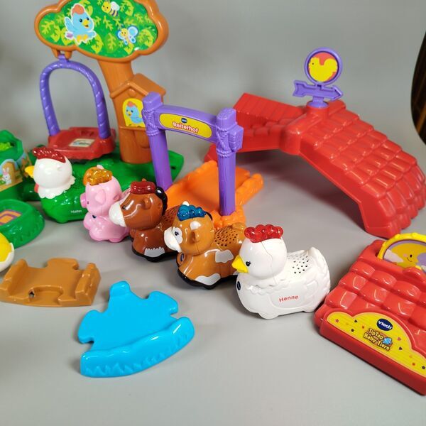 VTech Bauernhof-Spielset – Elektronische Farm mit Tierfiguren | multicolored 5