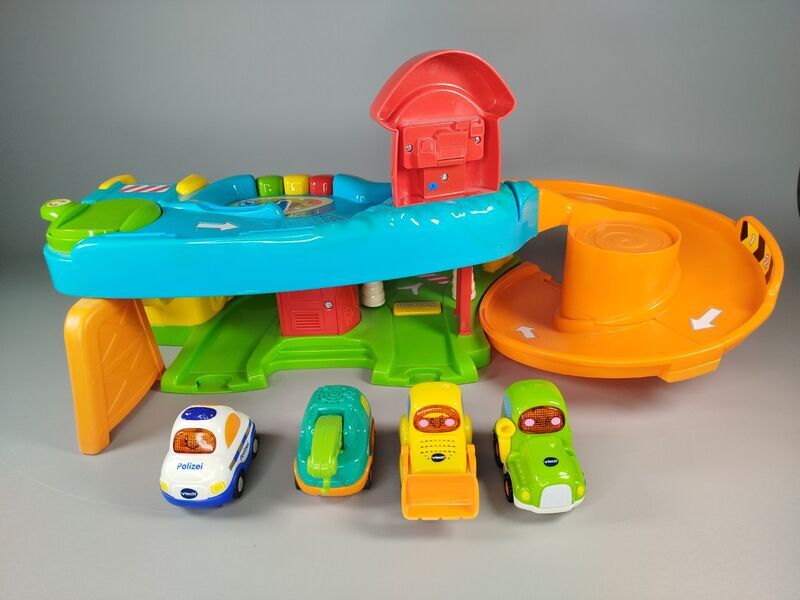 VTech Bunte Autowelt - interaktive mehrstöckige Garage und Fahrzeuge | mehrfarbig 2